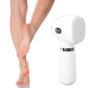 Dissolvant électrique de Callosités de Pied Sonew, Broyeur de Pied électrique Professionnel avec Kit D'outils de Pédicure à Tête de Meulage 2 Pièces pour Talons Fissurés (WHITE)