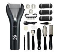 Dissolvant électrique de callosités pour les pieds, broyeur de pieds électrique,Lime à pied pour ponceuse à pied | Kit de pédicure étanche, soins professionnels des pieds, lime électronique pour les p