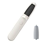 Dissolvant électrique de callosités pour pieds rechargeable, outil de 19 x 3,5 cm | Appareil professionnel portable pour le nettoyage, la maison, la santé, les pieds rugueux, la douceur, les soins de