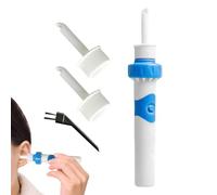 Dissolvant électrique de cérumen, outil de nettoyage à pointe souple pour une extraction douce du cérumen, dispositif d'élimination électrique sûr avec têtes de rechange, kit de soins personnels porta