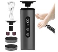 Dissolvant électrique pour callosités pour pieds | Moulin à pieds électrique, grattoir à pieds pour peaux mortes | Élimine les callosités et morts, outil ergonomique avec 9 vitesses pour