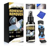 Dissolvant Etiquette, Dissolvant Colle Spray, Résidus de Colle et Ruban Adhésif, Decolle Etiquette, Spray décolleur d'étiquettes pour portes, fenêtres, voitures,100ml