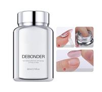 Dissolvant pour Faux Ongles | Éponge Décollante Professionnelle | Gel Démaquillant Imperméable Résistant aux Éclaboussures pour Ongles des Mains et Pieds Femme/Homme