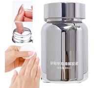 Dissolvant pour Ongles Press-On | Dissolvant De Colle Pour Ongles 80 ML,Gel Doux et Précis avec Éponge Intégrée - Soin Cutané Complet pour Utilisation Maison & Salon