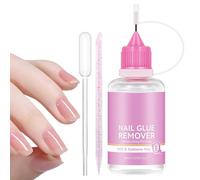 Dissolvant Pour Ongles Pressés - Nettoyant Pour Colle À Vernis À Ongles 30ml | Agent De Décollage Pour Faux,Pour Maison Salon Soirée Mariage Formel Voyage Manucure Festival Décontracté