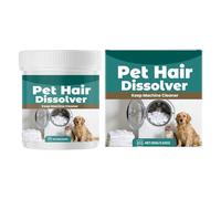 Dissolvant pour poils d'animaux - Poudre de 100 g, agent de dissolution sûr, dissolvant de nettoyage en profondeur | Idéal pour les poils de chat et de chien, odeur de lessive