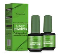 Dissolvant Pour Vernis à Ongles, Remover Semi Permanent à Ongles 3-5 Minutes Dissolvant de Vernis à Ongles, Sans Avoir Besoin de Papier d'aluminium ou Trempage N'abîme Pas Vos Ongles, 2 Paquet
