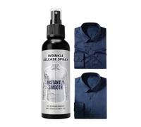 Dissolvant pour vêtements - 120 ml de produit de lissage textile infroissable - Spray anti-plis - Pour t-shirts, hauts, costumes, robes, maison, voyage et