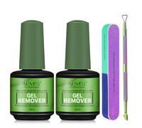 Dissolvant Vernis Semi Permanent, 2PCS Magic Remover Semi Permanent avec Nail File et un Nail Cuticle Pusher, Disolvant a Ongles Semi Permanent - Retrait Facile et Rapide du Vernis à Ongles Gel