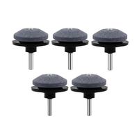 dissot Affûteur de Lame Émoussée de Tondeuse à Gazon 5 Pièces, Outil D'Affûtage de Lame de Tondeuse à Gazon, Affûteur de Lame Universel pour Tondeuses à Gazon, Noir