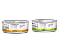 Dissugual Régime pour chat du foie | Besoins nutritionnels spéciaux | diverses saveurs et mélanges | (12 x 85 g, 6 x dinde, 6 x caille)