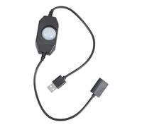 Distance de détection de 3 à 8 m, alimentation USB 5 V, détecteurs de mouvement PIR pour veilleuse LED avec interfaces USB, installation facile, contrôleur de lumière LED