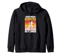Distance Runners Do It Longer Formation au Marathon - Sweat à Capuche