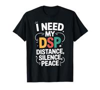 Distance Silence Peace Introvert Girl Introverts Self Care T-Shirt