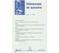 Distances et savoirs vol.1 n. 1/2003 - Collectif - Hermes Science Publications - broché - Livre