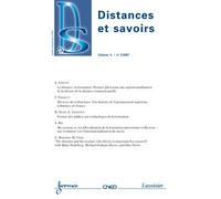 Distances et savoirs vol 5 n 3 2007 juilletseptembre 2007 - Collectif - Hermes Science Publications - broché - Livre