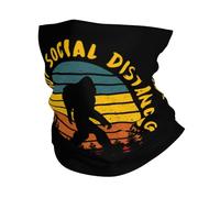 Distanciation Sociale Bigfoot1 Cache-Cou Unisexe Bandana Élastique Bandeau Magique pour Yoga Vélo Extérieur 26X30CM
