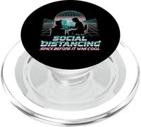 Distanciation Sociale Depuis Avant c'était génie Logiciel Cool PopSockets PopGrip pour MagSafe