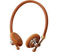 Distant Mountain On Ear Hifi Wired Headphones Ootd Vintage Headset Celebrity Earphones Fashion Outfits For Street Snap Live Camera Mmcx 3.5Mm (Brown, Without Dongle)[CAS6211811]