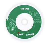 Distar Shine Disque de coupe diamant 125mm - Disque de Coupe Ultra Fin 0,6 mm pour Carrelage et Grés Cérame - Alésage 22,23mm - Coupe Humide