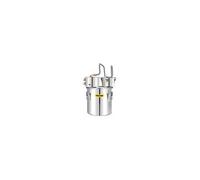 Distillateur 50 L -VEVOR-Acier Inoxydable-Refroidissement Rapide avec Pompe à Eau Fût de Condensateur pour Fermentation d'Eau