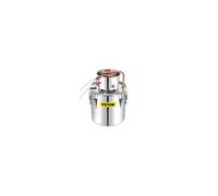 Distillateur-VEVOR-Acier Inoxydable-Refroidissement Rapide avec Pompe à Eau Fût de Condensateur pour Fermentation d'Eau