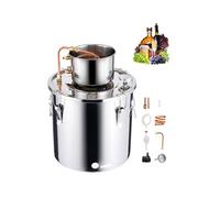 Distillateur Alambic En Inox Avec Thermomètre Et Pompe Refroidissement Efficace 30L