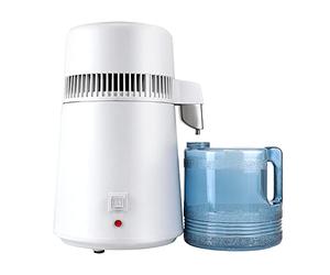 Distillateur d’Eau Professionnel, 750W Purificateur d'eau avec Bouteille Collecte pour Maisons, Bureaux, Laboratoires, Hôpitaux, Cliniques Dentaires