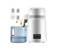 Distillateur d'Eau 4L SucceBuy Appareil Affichage De La Durée Et De La Température Blanc