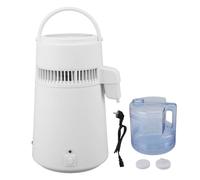 Distillateur d'eau, Machine à Eau de Comptoir 750 W, Purificateur d'eau en Acier Inoxydable avec Récipient, Distillateur Purificateur d'eau pour la (Prise UE 220V 60HZ)