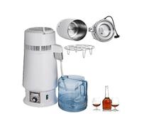 Distillateur d'eau professionnel 4 L purificateur en acier inoxydable 1 L/h 750 W température réglable laboratoire de bureau à domicile Assurer la Stabilité
