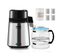 Distillateur d'Eau - VEVOR - 4L Distillateur d'Eau Pure Purificateur d'Eau 1L/h Intérieur Inox Alimentaire