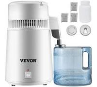Distillateur d'eau VEVOR, capacité de 4L, puissance de 750W, construction en acier inoxydable