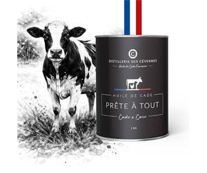 Distillerie des Cévennes - Huile de Cade Vraie - 1Kg - Prête à l'emploi - La Seule Huile 100% Fabriquée et Distillée en France