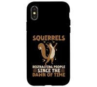 Distraire Les Gens Depuis l'aube du Temps écureuil Coque pour iPhone X/XS