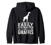 Distrait by Girafes Funny Girafe Sweat à Capuche