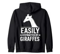 Distrait by Girafes Funny Girafe Sweat à Capuche