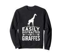 Distrait by Girafes Funny Girafe Sweatshirt