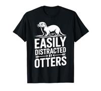 Distrait by Otters Funny Otter T-Shirt