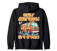 Distrait par Les camions de Pompiers, Pompiers, Pompiers, Pompiers et sauveteurs Sweat à Capuche