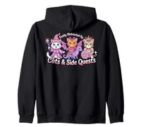 Distrait par Les Chats et Les quêtes Secondaires Cat Hero Dragon Princess Sweat à Capuche