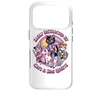 Distrait par Les Chats et Les quêtes Secondaires Cat Princess Gamer Girls Coque pour iPhone 17 Pro