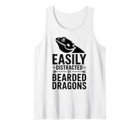 Distrait par Les Dragons barbus Dragon Barbu drôle Débardeur