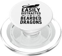 Distrait par Les Dragons barbus Dragon Barbu drôle PopSockets PopGrip pour MagSafe