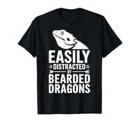 Distrait par Les Dragons barbus Dragon Barbu drôle T-Shirt