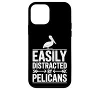Distrait par Pelicans Funny Pelican Coque pour iPhone 12 Mini