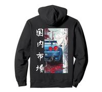 Distress JDM Drift Car Japonais Domestic Market on The Back Sweat à Capuche