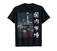 Distress JDM Drift Race Cars, scène Nocturne des Courses de Rue de Tokyo T-Shirt