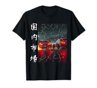 Distress JDM Drift Racing Voitures de Sport à la dérive à la tombée de la Nuit Art T-Shirt