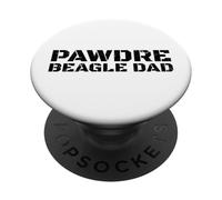 Distressed Beagle Dad Dog Owner Canine Lover PopSockets PopGrip Adhésif
